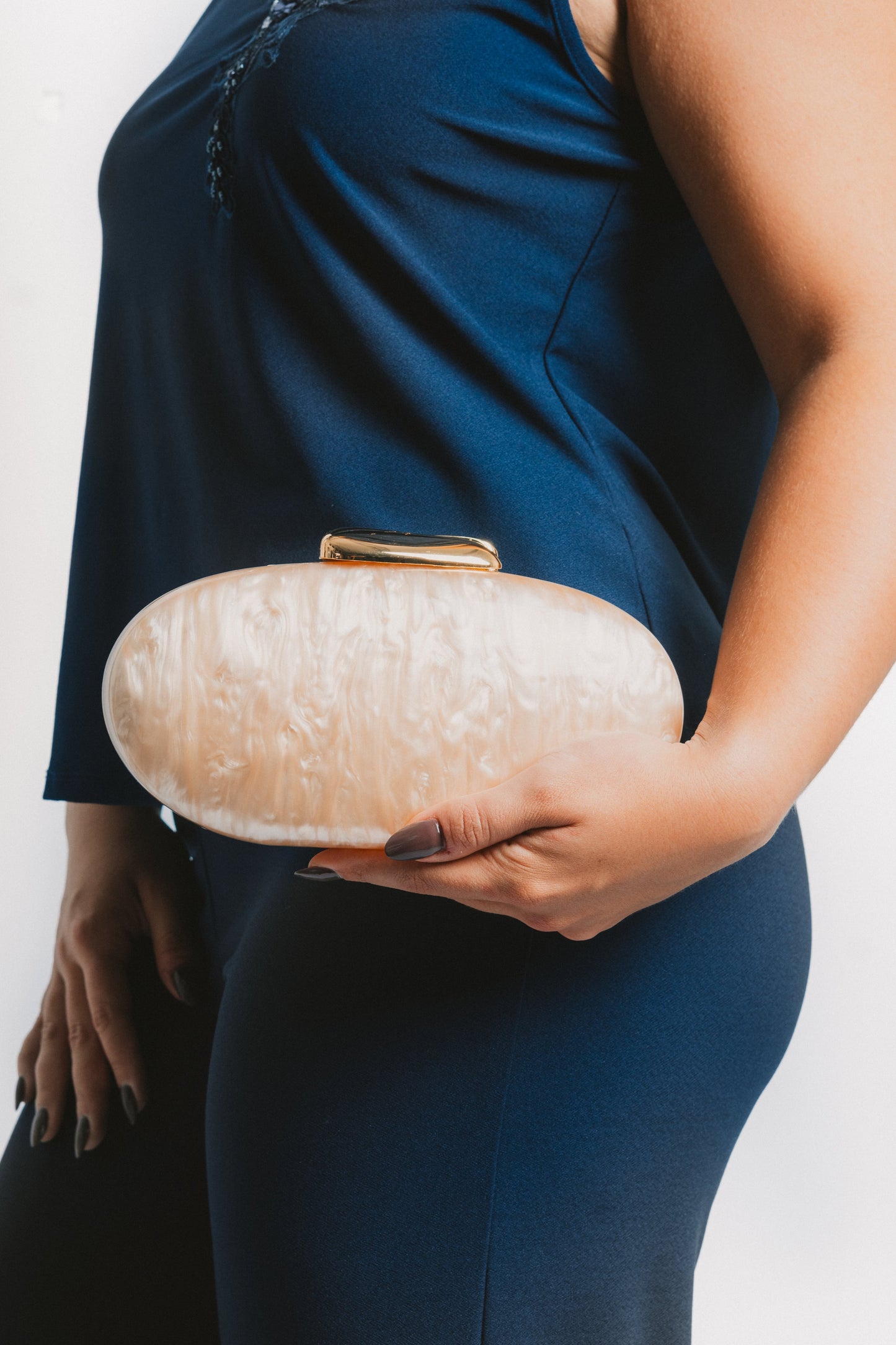 Cartera Oval Palo Rosa