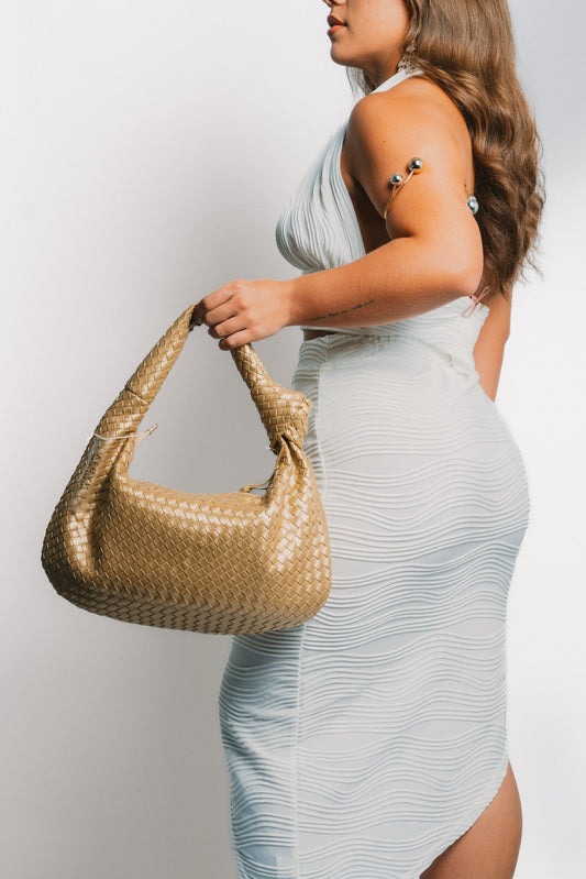 Bolso de Mano Dorado